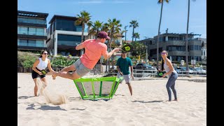 PaddleSmash  Pickleball meets Spikeball [upl. by Ecinehs197]