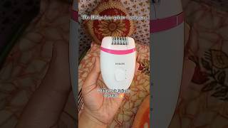 100 honest Philips Satinelle Epilator REVIEW 💥 Best Epilator for women 💅 shorts review [upl. by Roth]