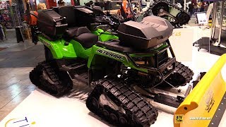 2018 Arctic Cat Alterra TRV 700 XT Accessorized  Walkaround  2018 EICMA Milan [upl. by Nedry518]