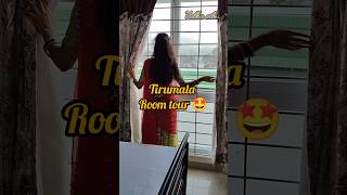 🤩VIP room tour in tirumala✨ trending tirumala shorts roomtour shortvideo ttd telugushorts [upl. by Honorine]