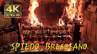 SPIEDO BRESCIANO IN 4K  the best of Italian food  CAMINETTO [upl. by Fiore]