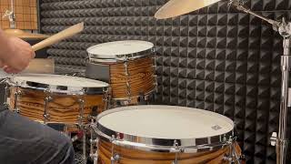 Craviotto Private Reserve Burnt Ash 4pcs Drum Kit [upl. by Christin]