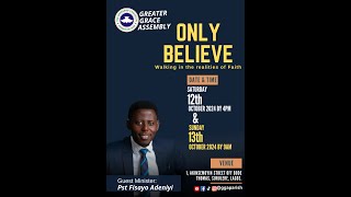 FAITH CONFERENCEONLY BELIEVE PST FISAYO ADENIYI [upl. by Norine]