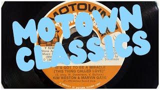 Classic Soul Motown 45 Vinyl Kim Weston amp Marvin Gaye Its Got To Be A Miracle Vintage 70s music [upl. by Aelak]