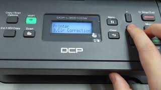 Brother DCPL3551CDW 改善列印質素 顏色校正 顏色不符 Improve print quality Calibration [upl. by Trudie410]