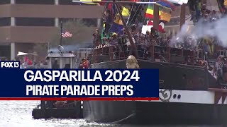 Gasparilla 2024 Tampa gears up for pirate festival [upl. by Ohcamac]