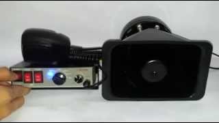 Police Siren 200Watt Wired 9 Tone With Microphone For Sale [upl. by Jannelle]