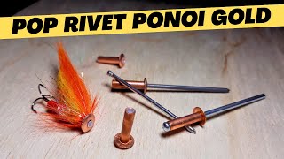 Tying A Salmon Fly On A Pop Rivet The Ponoi Gold [upl. by Mast865]