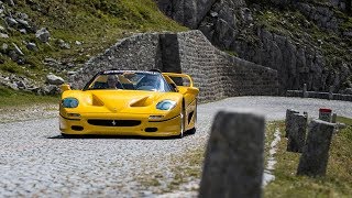 Ferrari F50  Powerslide Flat Out Cruising and more [upl. by Amalle]