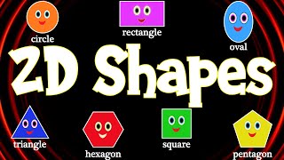 Properties of 2D Shapes  Sides and Corners of 2D Shapes [upl. by Rolandson]