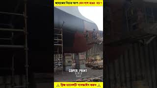 জাহাজের নিচে কেন লাল রং ব্যবহার করা হয় fact10 facts ship Fact10bangla [upl. by Dralliw735]