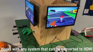 FullScreen Splitscreen Multiplayer Kiosk  FOR SALE [upl. by Annaigroeg]