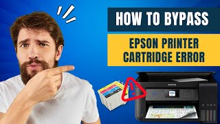 How to Bypass Epson Printer Cartridge Error  Printer Tales [upl. by Nyrol]