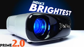 PixpaqJAPAN Prime 20 Review  INDIAs Only Brightest Projector in ₹20999 [upl. by Nortad653]