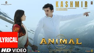 ANIMALKASHMIRLyrical  Ranbir KapoorRashmikaAnil KBobby DSandeep VShreya GManan BBhushan K [upl. by Adnohsek]