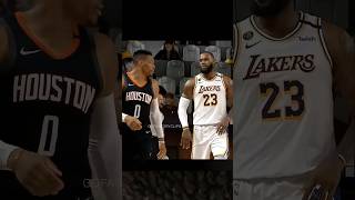 Russ amp LeBron beef continues shorts trend nba highlights basketball [upl. by Eilahs837]