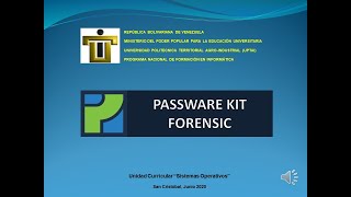 Herramienta Forense quotPassware Kit Forensicquot [upl. by Alastair543]