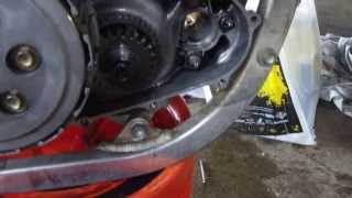 CRF 450  250 Counter Balancer Repair Coolant Leak Fix [upl. by Nirroc]