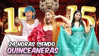 24 HORAS VESTIDOS DE QUINCEAÑERAS👗😵‍💫🤪 FAMILIA RECOCHA [upl. by Justina234]