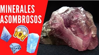 MINERALES con propiedades INCREIBLES Y ASOMBROSAS Minerales más asombrosos y curiosos [upl. by Juley]