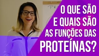 O que são proteínas e quais as suas funções [upl. by Noram]