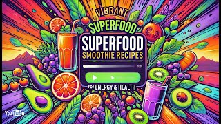 Vibrant Superfood Smoothie Recipes for Energy amp Health [upl. by Ariek]