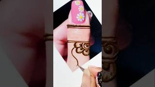 Finger mehndi design ❤️🤩🎊😍ytshorts [upl. by Toile]