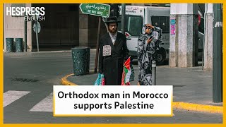 Orthodox Jewish man finds welcome in Morocco voices support for Palestine [upl. by Elyssa]