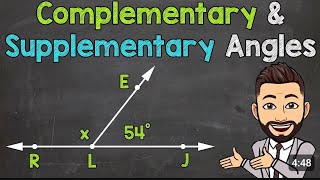 Geometry Lesson 1 Complementary and Supplementary Angles [upl. by Novyar673]