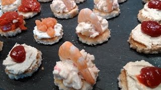 CANAPES FACILES PARA NAVIDAD [upl. by Shult]