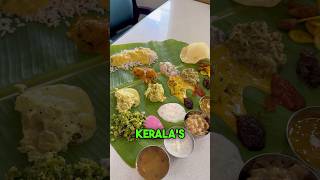 Kerala’s biggest feast Onam Sadhya at Padmanabham keralafood shorts [upl. by Lamprey491]