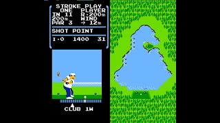 Vs Stroke amp Match Golf Arcade Longplay 1984 Nintendo Co Ltd Men Version Japan set GF3 B [upl. by Ainad]