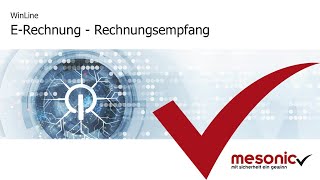 Elektronische Rechnungen in der WinLine  Rechnungsempfang [upl. by Nyrhtac971]