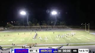 Coalinga College Football vs Merced College [upl. by Maiah413]