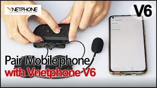 VNETPHONE V6  Pair V6 with mobile phone [upl. by Cummine190]