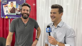 INTERVIEW Zachary Levi visits Motor City Comic Con meeting fans of Shazam Chuck Tangled [upl. by Obellia]