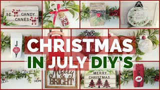 Dollar Tree Christmas DIYS  Christmas In July DIYS  Easy Crafts and Decor Ideas For 2021 [upl. by Nawed]