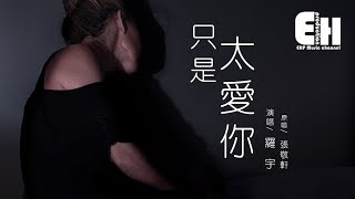 羅宇  只是太愛你（COVER 張敬軒）『因為我不知道下一輩子還是否能遇見你』【動態歌詞Lyrics】 [upl. by Anette261]