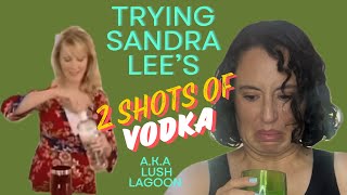 Recreating the 2 Shots of Vodka Meme Drink aka Sandra Lee’s Lush Lagoon [upl. by Avik]