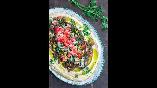 Turn HUMMUS into Dinner Layered Hummus Dip shorts [upl. by Gabriel]