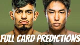 UFC Fight Night Royval vs Taira Full card predictions and best bets [upl. by Harim]