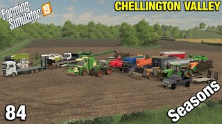 MACHINERY LINE UP  THE FINAL EPISODE Chellington Valley Timelapse  FS19 Ep 84 [upl. by Sredna]