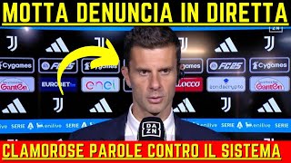 CLAMOROSA DENUNCIA DI MOTTA IN DIRETTA TV DOPO Juventus Cagliari 1 1 [upl. by Kidd725]