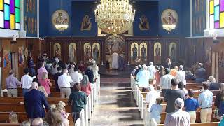 Orthros and Divine Liturgy for the Sixth Sunday After the Holy Cross Visiting  Fr David Baroody [upl. by Akinajnat]