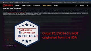 Origin PC EVO 14S is actually a TongFang ID4H1 quotAssembled in the USAquot is a joke [upl. by Retsub503]