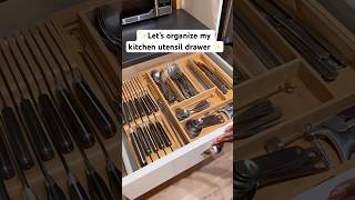 ✨Organize my kitchen utensil drawer with me amazonfinds tetestyle shorts kitchenhacks asmr [upl. by Aiki]