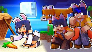 BUNNY on a FOX ISLAND in Minecraft [upl. by Ydrah]