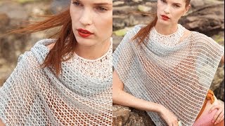 11 Lace CoverUp Vogue Knitting SpringSummer 2011 [upl. by Dorraj]