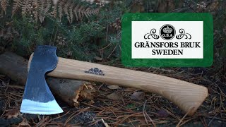 NEW GRÄNSFORS BRUKS Small Hatchet 410  2023 Gransfors mini Swedish bushcraft hand axe [upl. by Narag]