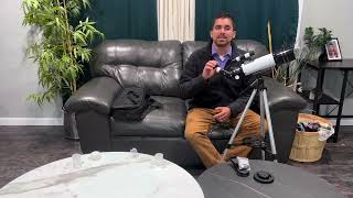 Review of LHFLIVE Telescope 70mm Aperture and 500mm Focal Length Astronomical Refractor Telescope [upl. by Essyla527]